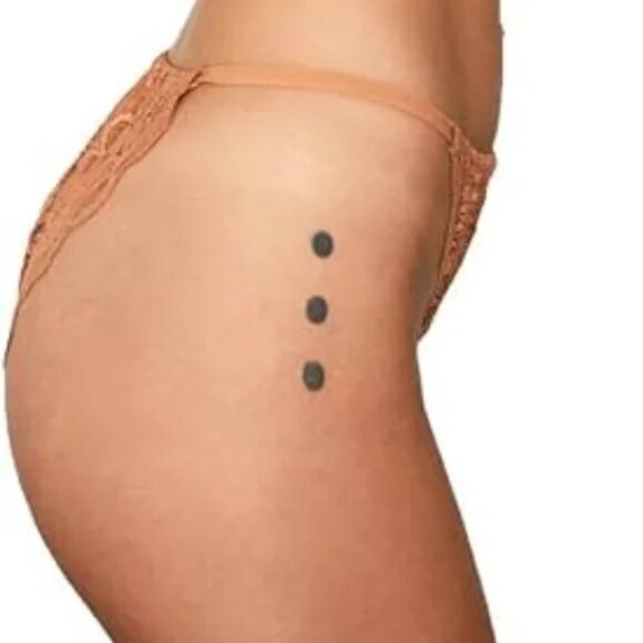 NWT $88 HAH 2-PC SET Got Ur Back Bra & Chase Me Down Panty Brown Sugar Nude XS - Picture 7 of 11